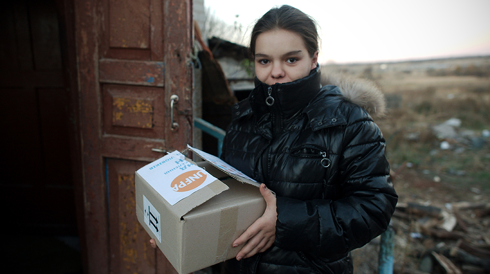 ЮНФПА озабочен последствиями эскалации боевых действий на женщин и девочек в Украине.