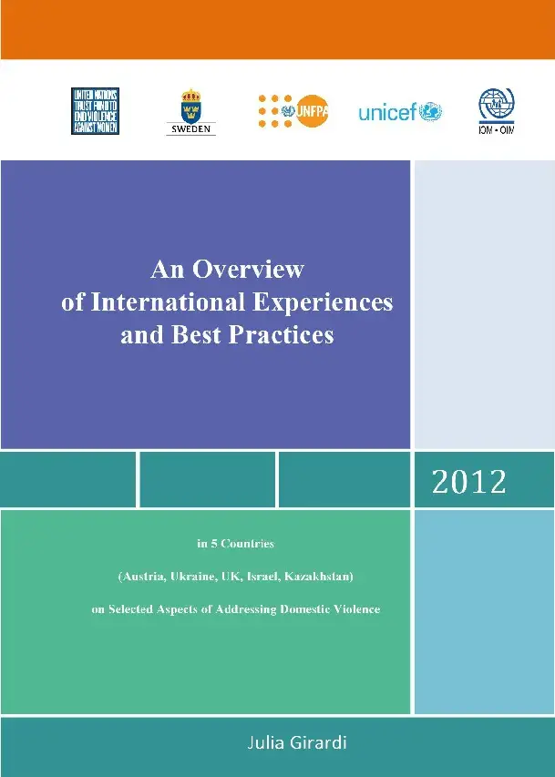 An Overview of International Experiences and Best Practices